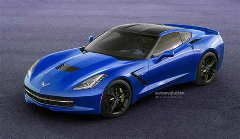 2014 Corvette C7 Stingray Looks Great in Blue - autoevolution