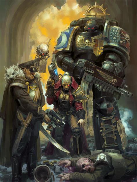 My Warhammer 40k Fan Art - Inquisitor Jenita Huln : Warhammer40k