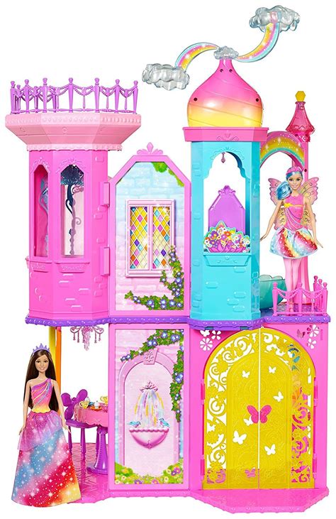 Buy Barbie: Rainbow Cove - Princess Castle Playset at Mighty Ape Australia