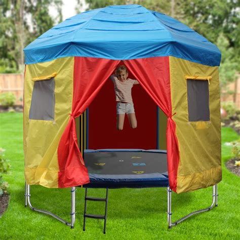 8ft Trampoline Tent - Circus Design - A tent for your trampoline For the best Trampolines Visit ...