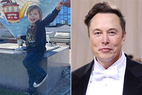 Elon Musk posted a rare photo of his son visiting Twitter
