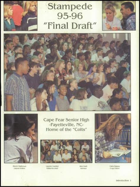 Explore 1996 Cape Fear High School Yearbook, Fayetteville NC - Classmates