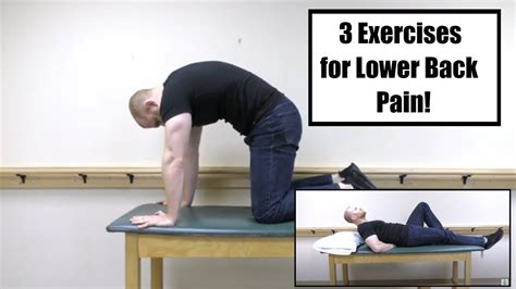 McGill Big 3 - Lower Back Pain Exercises - YouTube