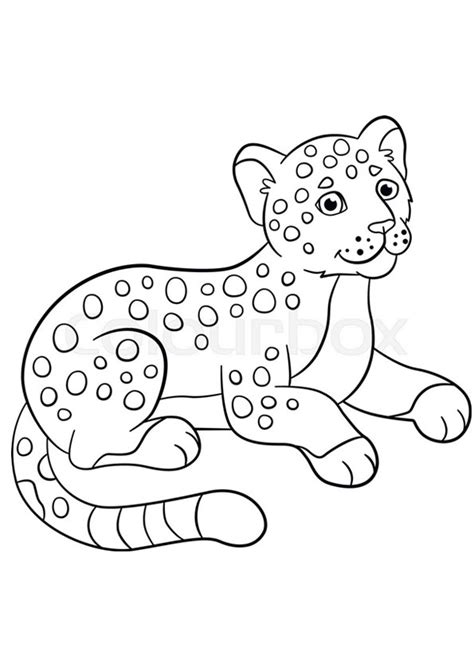 Coloring Pages | Baby Jaguar Coloring Pages for Kids