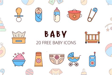 Baby Vector Free Icon Set - GraphicSurf.com