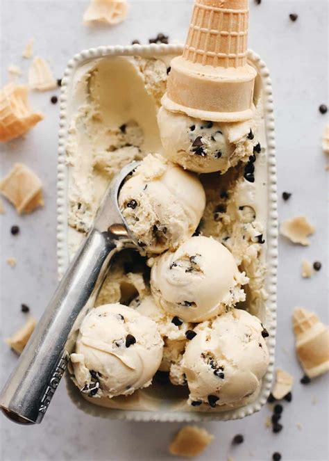 Chocolate Chip Cookie Dough Ice Cream Recipe - JoyFoodSunshine