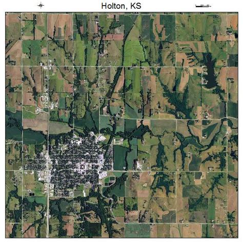 Aerial Photography Map of Holton, KS Kansas