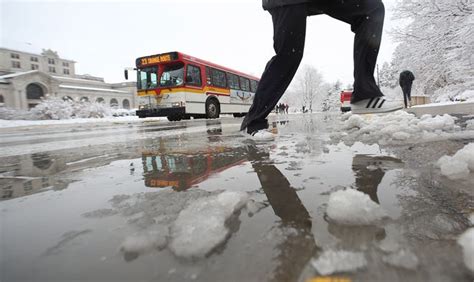 See photos of the season's first snowfall in Ames and Iowa State