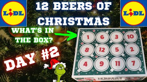 LIDL | BEER ADVENT CALENDER | 12 BEERS OF CHRISTMAS | BEER REVIEW - YouTube