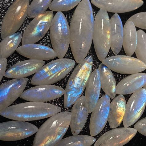 Rainbow Lot Rainbow Moonstone Natural Moonstone Moonstone - Etsy