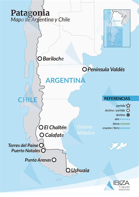 Mapa Patagonia | Guia de Viaje | I Travel Argentina