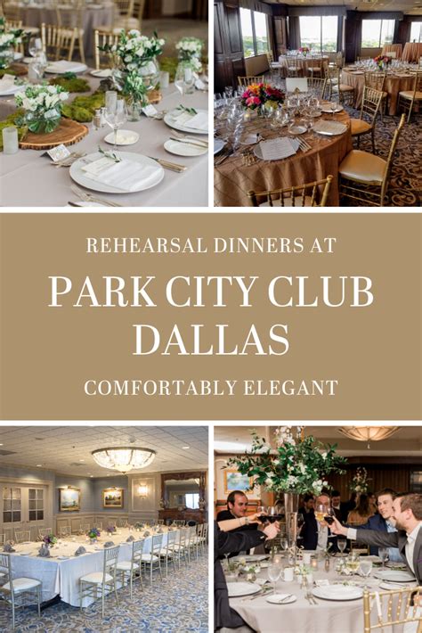 Have your rehearsal dinner at Park City Club in Dallas, where ...