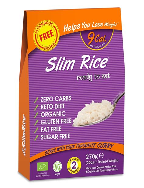 Buy Eat Water Slim Rice Zero Carbohydrate 270g Pack of 5 | Made from Gluten Free Konjac Flour ...
