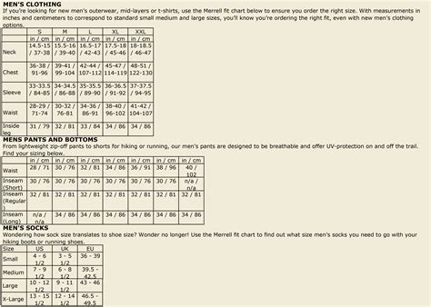 Merrell Kids Size Chart | Portal.posgradount.edu.pe