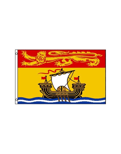 New Brunswick 3x5 Polyester Flag – Vista Flags