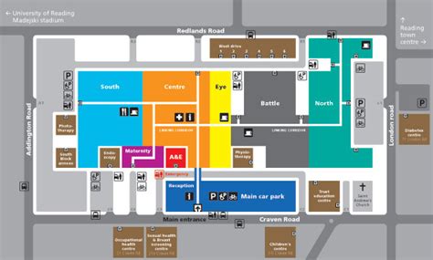 Royal Berkshire Hospital external wayfinding on Behance