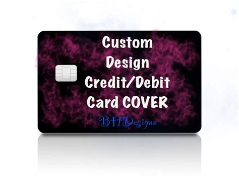 Custom Design Credit Card Skin Sticker Cover Glossy Vinyl - Etsy