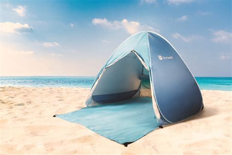 Instant Pop Up Cabana Sun Shade Shelter Canopy Beach Tent w/ Privacy screen - Walmart.com ...