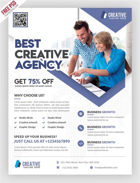 Business Marketing Flyer Free PSD Template | PSDFreebies.com