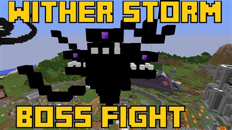 [EL] WITHER STORM IN MINECRAFT (Super Boss Fight) - YouTube