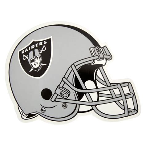 NFL Oakland Raiders Large Outdoor Helmet Decal | Raiders helmet, Oakland raiders logo, Football ...