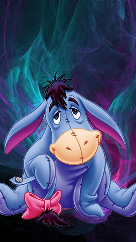 Eeyore, winnie, purple, HD phone wallpaper | Peakpx