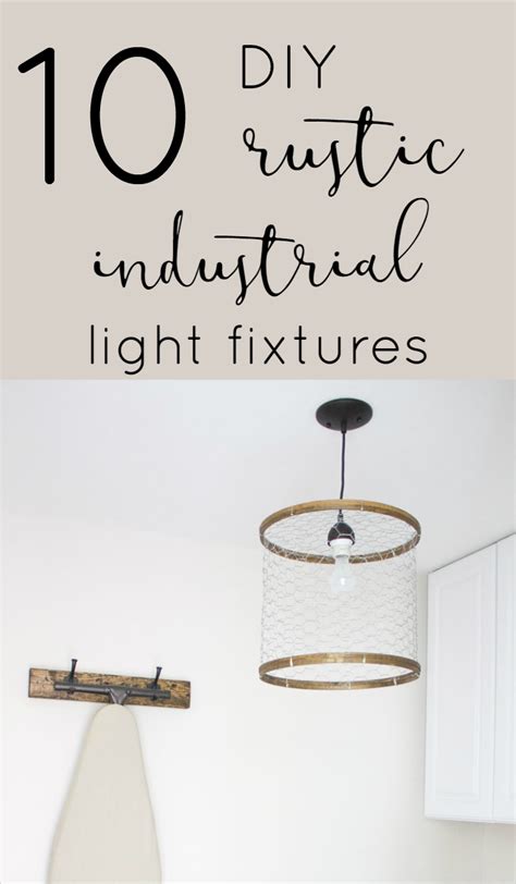 10 DIY Rustic-Industrial Light Fixtures | The Inspired Hive