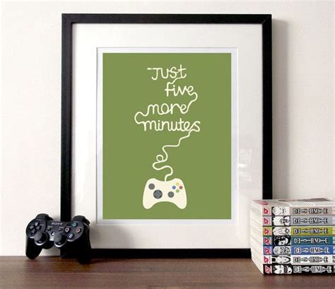 Gaming quote Illustration print A3, choose your colour | Deco gamer, Chambre ado, Affiches de jeux