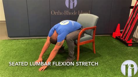 Seated Lumbar Flexion Stretch - YouTube