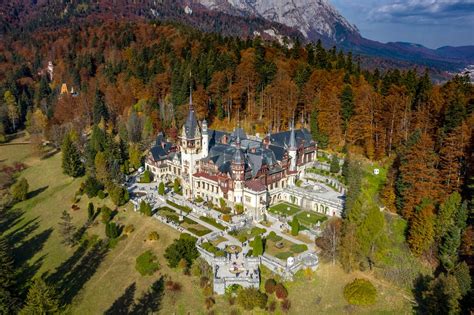 Romania Photo of the Day by Dreamstime: Peleș Castle in autumn colors ...