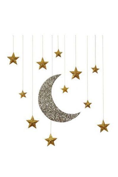 Sparkling Moon Stars Garland | Wallpaper decor, Star garland, Stars and ...