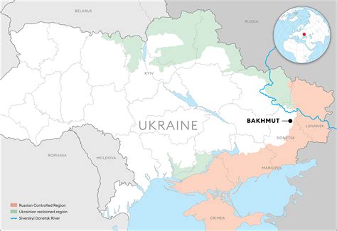 Ukraine Bakhmut Map - Get Latest Map Update