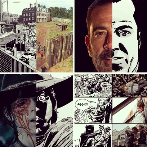 Comic Book vs. Tv Series Negan, Season 6 The Walking Dead Negan, Grimes, Twd, The Walking Dead ...