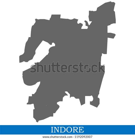 High Quality Map Indore City India Stock Vector (Royalty Free) 1192092007 | Shutterstock