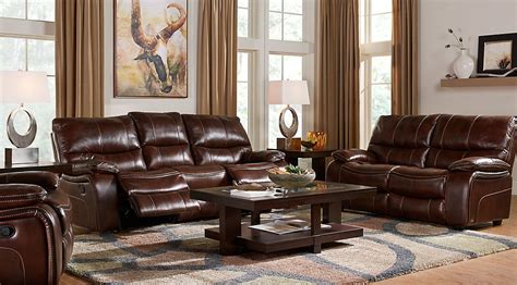 Leather Living Room Furniture Sets | Leather Sofa Sets | Living room leather, Leather living ...