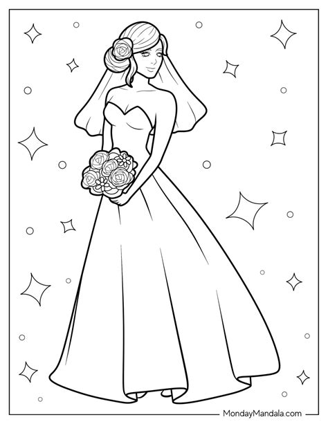 20 Dress Coloring Pages (Free PDF Printables), 46% OFF