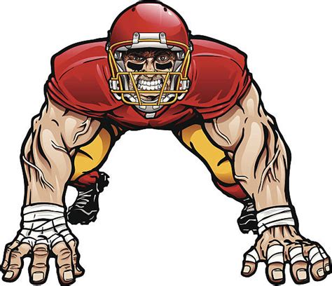 Football Lineman Illustrations, Royalty-Free Vector Graphics & Clip Art - iStock