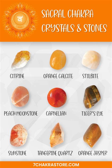 Sacral chakra stones – Artofit