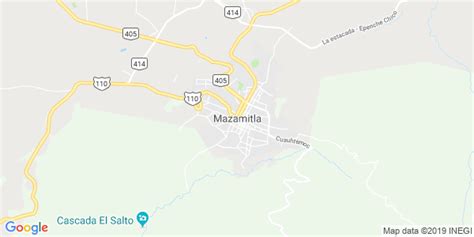 Mapa de Mazamitla, Jalisco - Mapa de Mexico