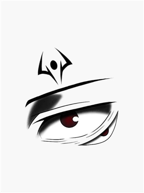 "Sukuna Eyes " Sticker for Sale by AmberArtwork | Redbubble