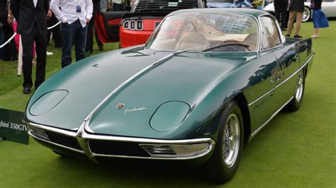 1963 Lamborghini 350 GTV still looks fresh on Pebble's Concept Lawn - Autoblog