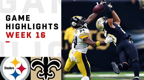 Steelers vs. Saints Week 16 Highlights | NFL 2018 - YouTube