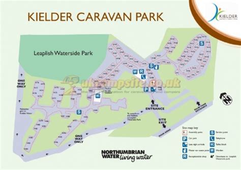 Map and location details of Kielder Water Caravan Park, Kielder Water & Forest Park