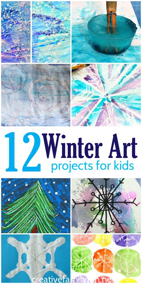 Creative Family Fun: 12 of the Best Winter Art Projects for Kids