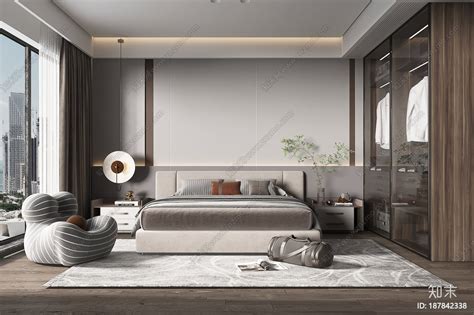 4265 Interior Bedroom Scene Sketchup Model by Kha Vi 1 - Sketchup ...