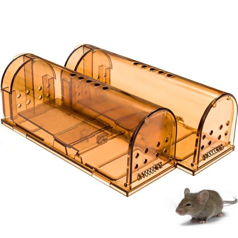 CaptSure Original Humane Mouse Traps, Easy to Set, Kids/Pets Safe ...