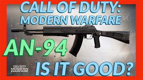 Call of Duty: Modern Warfare - AN-94, Seems Good to Me! - YouTube