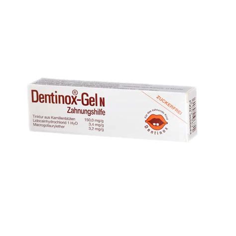 Dentinox-Gel N Teething Aid - baby teething relief gel - sugar free - 10g / 0.35 oz | Buy German ...