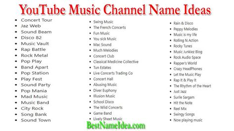 Top 50 Channel Name Ideas Channel Name Ideas – Theme Route