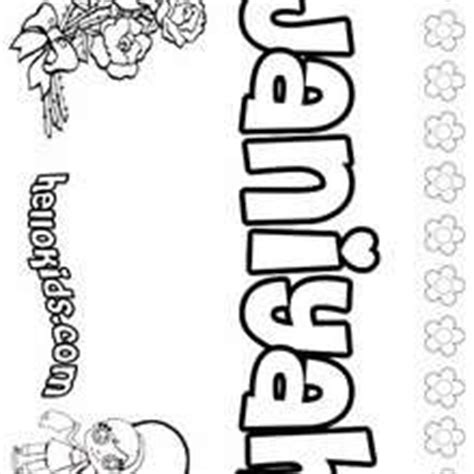 Janiyah coloring pages - Hellokids.com